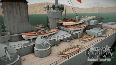 Littorio Class Battleship para GTA San Andreas