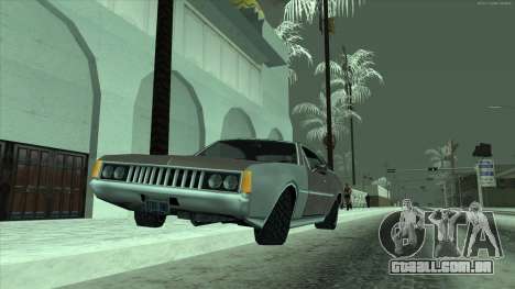 Pneus de neve de máquinas para GTA San Andreas