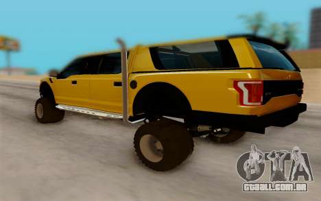 Ford F150 Raptor 4x4 Off-Road para GTA San Andreas