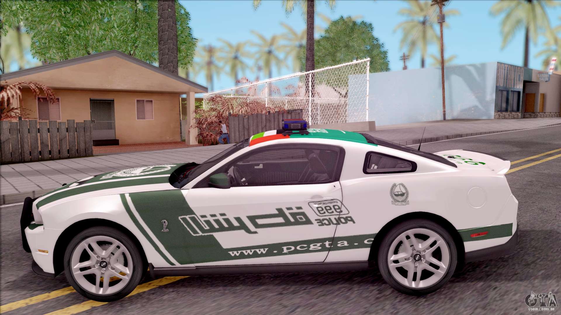 Ford Mustang Shelby GT500 Dubai HS Police para GTA San Andr