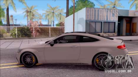 Mercedes-Benz C63S AMG Coupe 2016 para GTA San Andreas