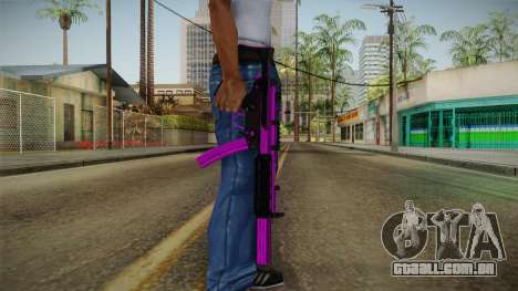 Purple MP5 para GTA San Andreas
