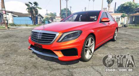 Mercedes-Benz S63 red brake caliper [add-on]