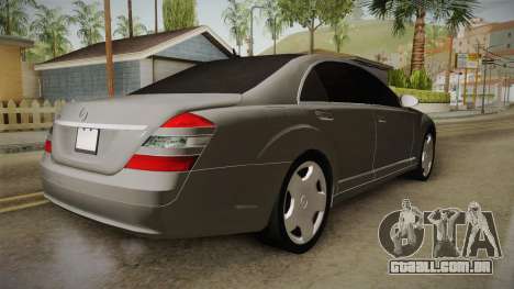 Mercedes-Benz S500 2013 para GTA San Andreas