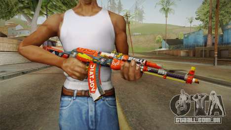 CS: GO AK-47 Bloodsport Skin para GTA San Andreas