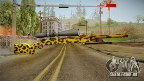 Leopard Sniper Rifle para GTA San Andreas