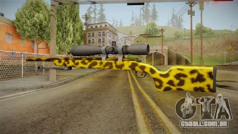 Leopard Sniper Rifle para GTA San Andreas