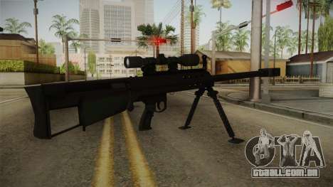 Mirror Edge Barrett M95 para GTA San Andreas