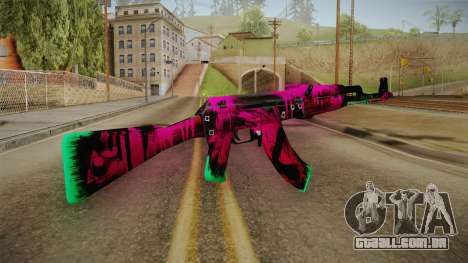 CS: GO AK-47 Neon Revolution Skin para GTA San Andreas