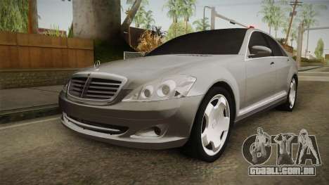 Mercedes-Benz S500 2013 para GTA San Andreas