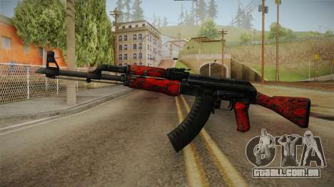 CS: GO AK-47 Red Laminate Skin para GTA San Andreas