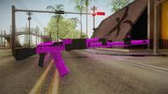Purple AK47 para GTA San Andreas