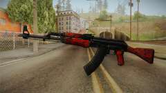 CS: GO AK-47 Red Laminate Skin para GTA San Andreas