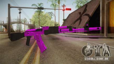 Purple AK47 para GTA San Andreas