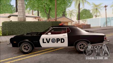 Ford Gran Torino Police LVPD 1975 v2 para GTA San Andreas