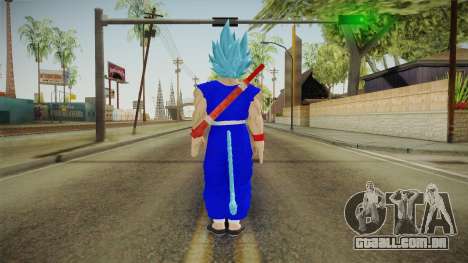 Goku Original DB Gi Blue v6 para GTA San Andreas