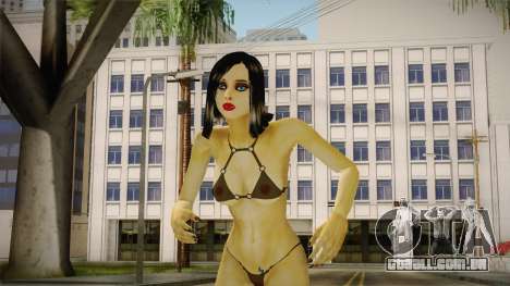 Algelia Black with Lara Croft mouth v1 para GTA San Andreas
