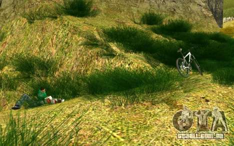 Um grupo de ciclistas na natureza para GTA San Andreas