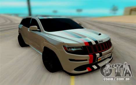 Jeep Grand Cherokee SRT para GTA San Andreas