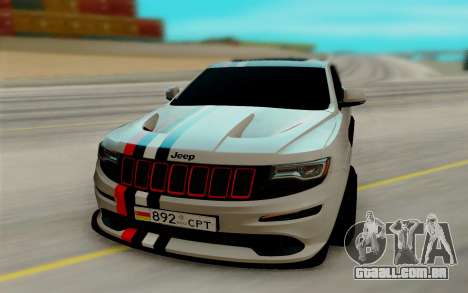 Jeep Grand Cherokee SRT para GTA San Andreas