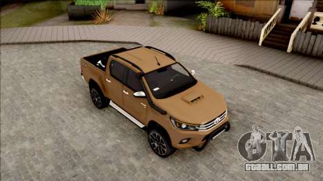 Toyota Hilux 2017 para GTA San Andreas