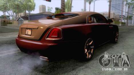 Rolls-Royce Wraith 2014 Coupe para GTA San Andreas
