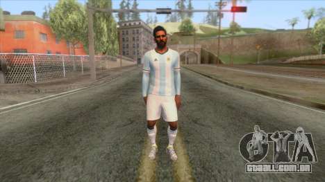 Messi Argentina Skin para GTA San Andreas