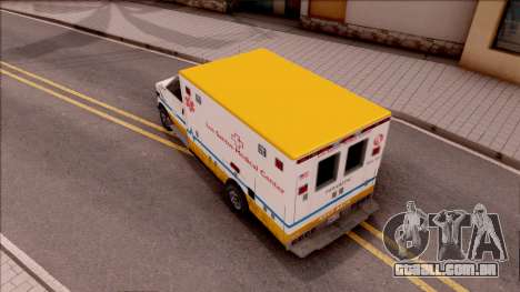 Brute Ambulance GTA V para GTA San Andreas