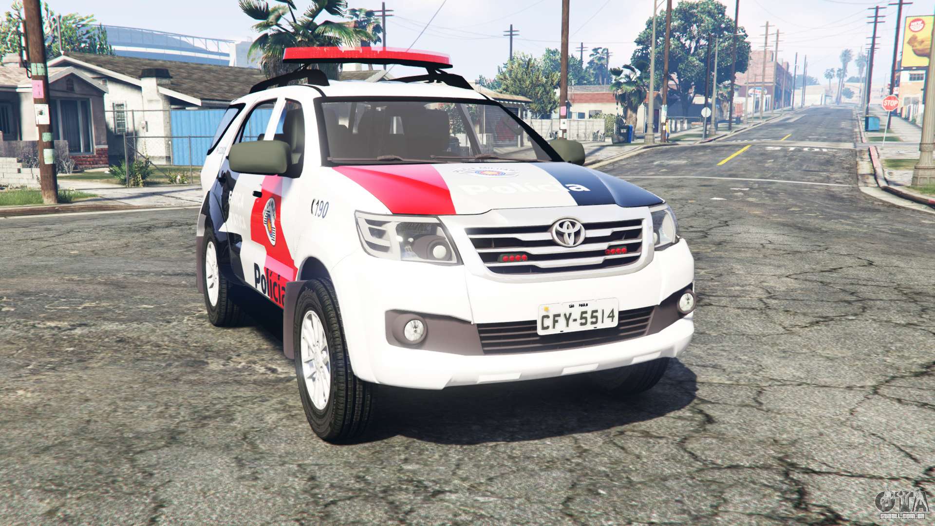 Toyota Fortuner 2014 brazilian police [replace] para GTA 5