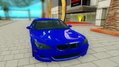BMW M5 E60 azul para GTA San Andreas