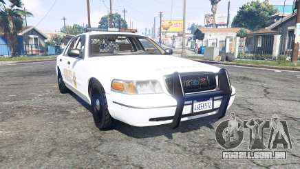 Ford Crown Victoria 1999 Sheriff v1.2 [replace] para GTA 5
