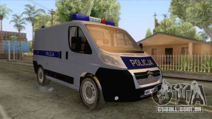 Citroen Jumper Polskiej Policji para GTA San Andreas