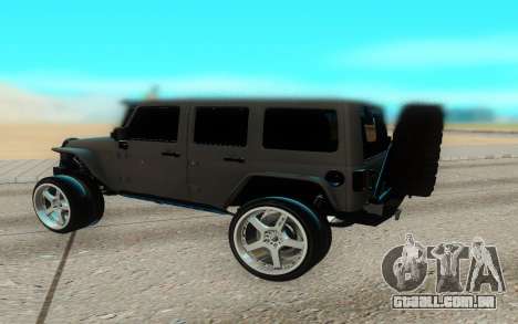 Jeep Rubicon 2012 V3 para GTA San Andreas