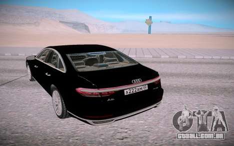 Audi A8L TFSI para GTA San Andreas