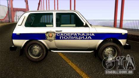 Lada Niva Serbian Traffic Police para GTA San Andreas