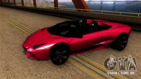 Lamborghini Reventon Roadster para GTA San Andreas