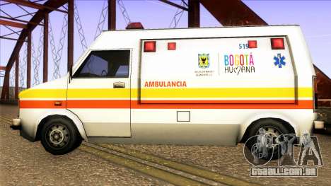 Ambulancia Rumpo Colombiana para GTA San Andreas