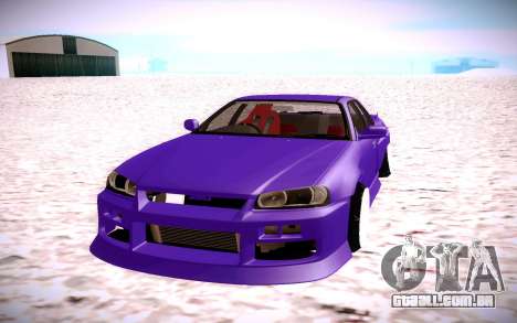 Nissan Skyline R34 para GTA San Andreas