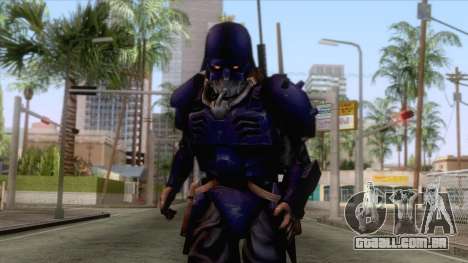 Kerberos Panzer Cop Blue Skin para GTA San Andreas