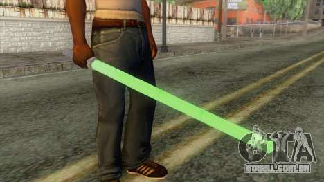 Star Wars - Green Lightsaber para GTA San Andreas