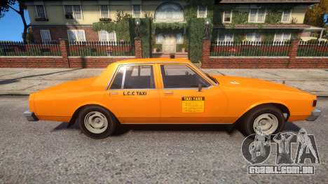 Declasse Classic Taxicar para GTA 4