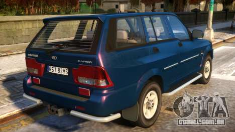 1999 Daewoo Musso HI-DLX para GTA 4