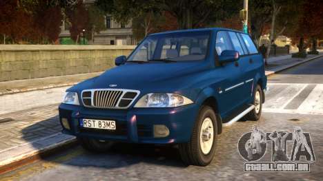 1999 Daewoo Musso HI-DLX para GTA 4