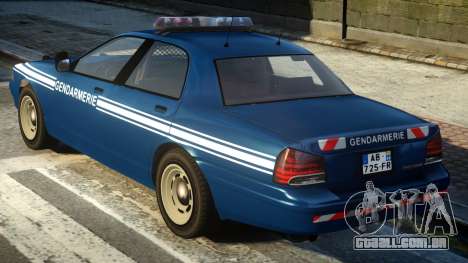 Vapid Stanier Gendarmerie National para GTA 4