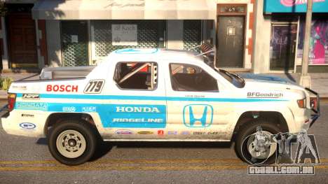 Honda Racing White para GTA 4