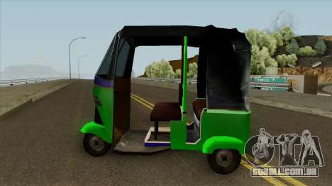 Indian Tuk Tuk Rickshaw (Indian Auto) para GTA San Andreas