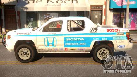 Honda Racing White para GTA 4