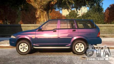 1999 Daewoo Musso HI-DLX para GTA 4