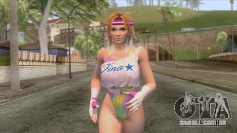 Tina Fitness Idol Skin para GTA San Andreas