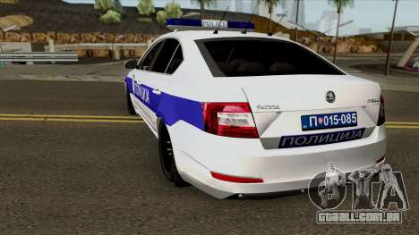 Skoda Octavia Mk3 Policija para GTA San Andreas